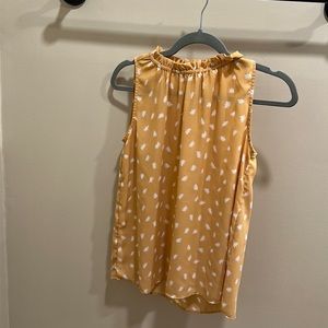 Yellow tank from The Loft. Size xs